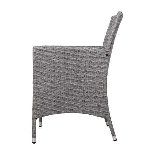 3 Piece Wicker Outdoor Furniture Set – Grey
