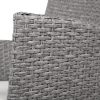 3 Piece Wicker Outdoor Furniture Set – Grey