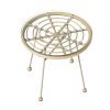 3PC Outdoor Bistro Set Patio Furniture Rope Setting Chairs Table Beige