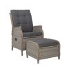 Recliner Chair Sun lounge Setting Outdoor Furniture Patio Wicker Sofa