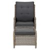 Recliner Chair Sun lounge Setting Outdoor Furniture Patio Wicker Sofa