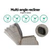 Recliner Chair Sun lounge Setting Outdoor Furniture Patio Wicker Sofa