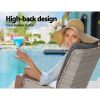 Recliner Chair Sun lounge Setting Outdoor Furniture Patio Wicker Sofa