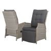 Recliner Chair Sun lounge Setting Outdoor Furniture Patio Wicker Sofa