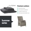 Recliner Chair Sun lounge Setting Outdoor Furniture Patio Wicker Sofa