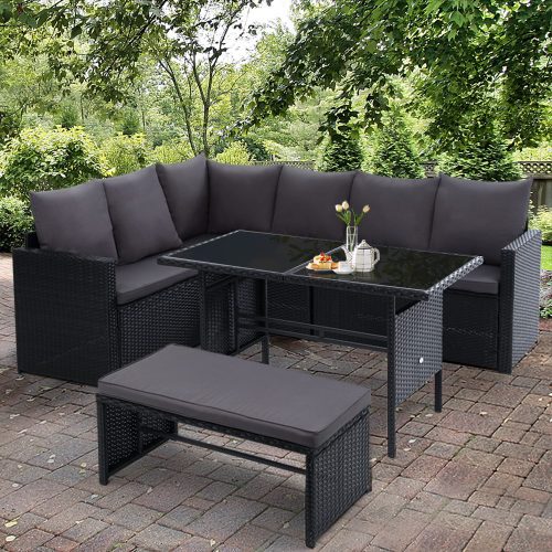 Outdoor Furniture Dining Setting Sofa Set Lounge Wicker 8 Seater