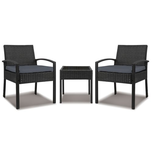 3-piece Outdoor Set – Black