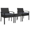 3-piece Outdoor Set – Black