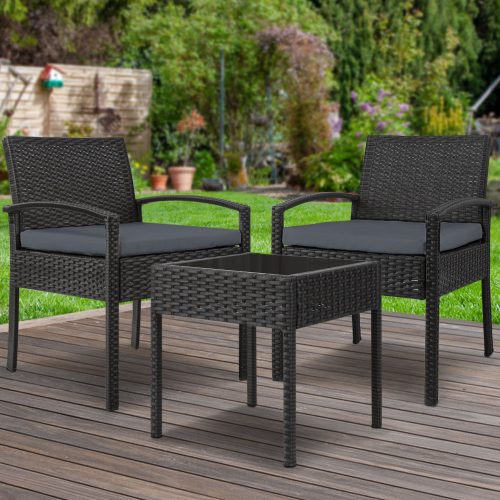 3-piece Outdoor Set – Black