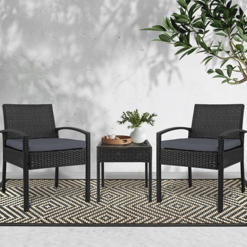 3-piece Outdoor Set – Black