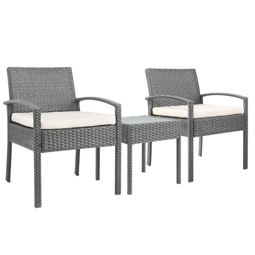 3-piece Outdoor Set – Grey