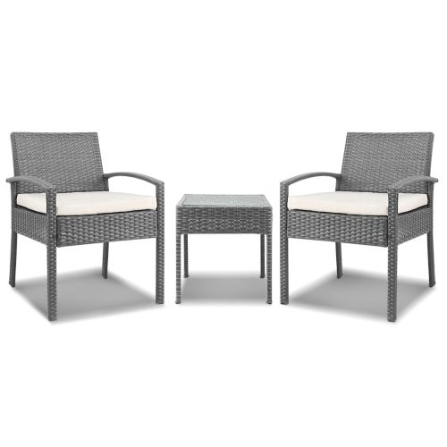 3-piece Outdoor Set – Grey
