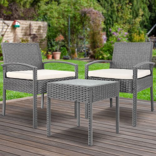 3-piece Outdoor Set – Grey