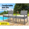 3-piece Outdoor Set – Grey