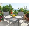 3-piece Outdoor Set – Grey