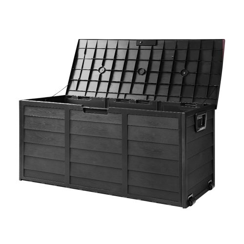 290L Outdoor Storage Box – Black