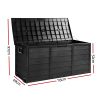 290L Outdoor Storage Box – Black