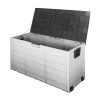 290L Outdoor Storage Box – Black and Grey