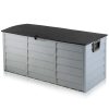 290L Outdoor Storage Box – Black and Grey
