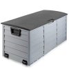 290L Outdoor Storage Box – Black and Grey