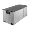290L Outdoor Storage Box – Black and Grey