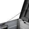 290L Outdoor Storage Box – Black and Grey