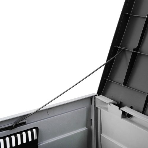 290L Outdoor Storage Box – Black and Grey