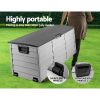 290L Outdoor Storage Box – Black and Grey