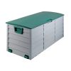 290L Outdoor Storage Box – Green and Grey