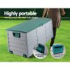 290L Outdoor Storage Box – Green and Grey