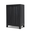 Outdoor Storage Cabinet Lockable Cupboard Garage 92cm – Black