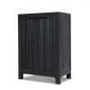 Outdoor Storage Cabinet Lockable Cupboard Garage 92cm – Black