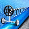 Solar Swimming Pool Cover Roller Wheel Blanket Adjustable – 10×4 m