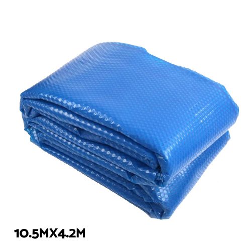 Pool Cover 500 Micron 10.5×4.2m Swimming Pool Solar Blanket 5.5m Roller