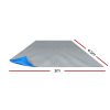 Solar Swimming Pool Cover – 6.5×3 m, Blue and Grey