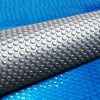 Solar Swimming Pool Cover – 8×4.2 m, Blue and Grey