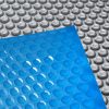 Solar Swimming Pool Cover – 8×4.2 m, Blue and Grey
