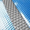 Solar Swimming Pool Cover – 8×4.2 m, Blue and Grey