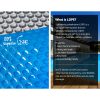 Solar Swimming Pool Cover – 8×4.2 m, Blue and Grey