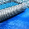 Solar Swimming Pool Cover – 8×4.2 m, Blue and Grey