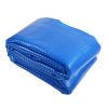 Solar Swimming Pool Cover 400 Micron Outdoor Bubble Blanket – 9.5×5 m, Blue and Grey