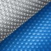 Solar Swimming Pool Cover 400 Micron Outdoor Bubble Blanket – 9.5×5 m, Blue and Grey