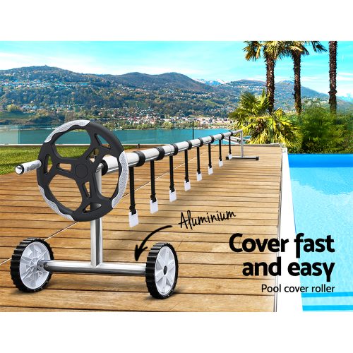 Swimming Pool Cover Roller Reel Adjustable Solar Thermal Blanket – 55 m