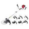 62CC Pole Chainsaw Petrol Brush Cutter Whipper Snipper Multi Tools – 7 in 1