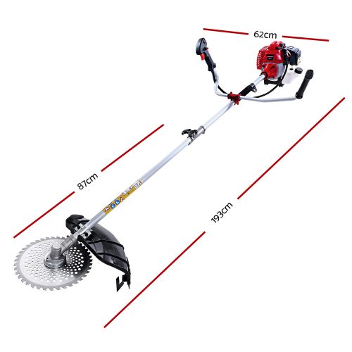 62CC Pole Chainsaw Petrol Brush Cutter Whipper Snipper Multi Tools – 7 in 1