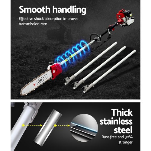 62CC Pole Chainsaw Petrol Chain Saw Brush Cutter Brushcutter Tree – 62 CC