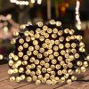Solar Powered LED Fairy String Lights Outdoor Garden Party Wedding Controller – 35 M, Warm White