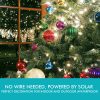 String Solar Powered Fairy Lights Garden Christmas Decor – Multicolor, 400 LED