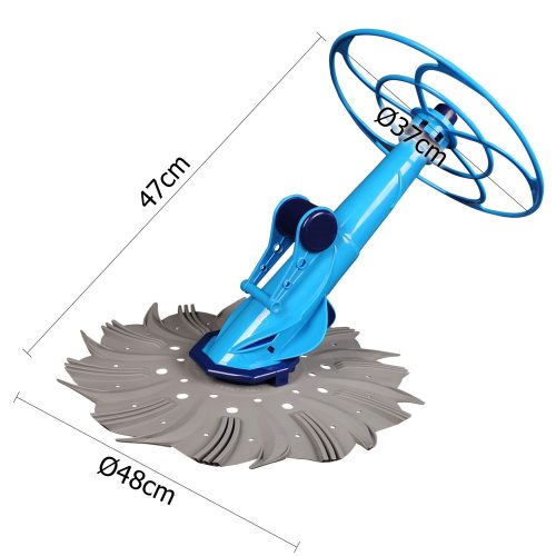 Pool Cleaner Automatic Vacuum Floor Swimming Climb Wall Inground 10M