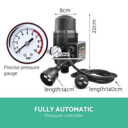 High Pressure Garden Water Pump with Auto Controller – 1500 W